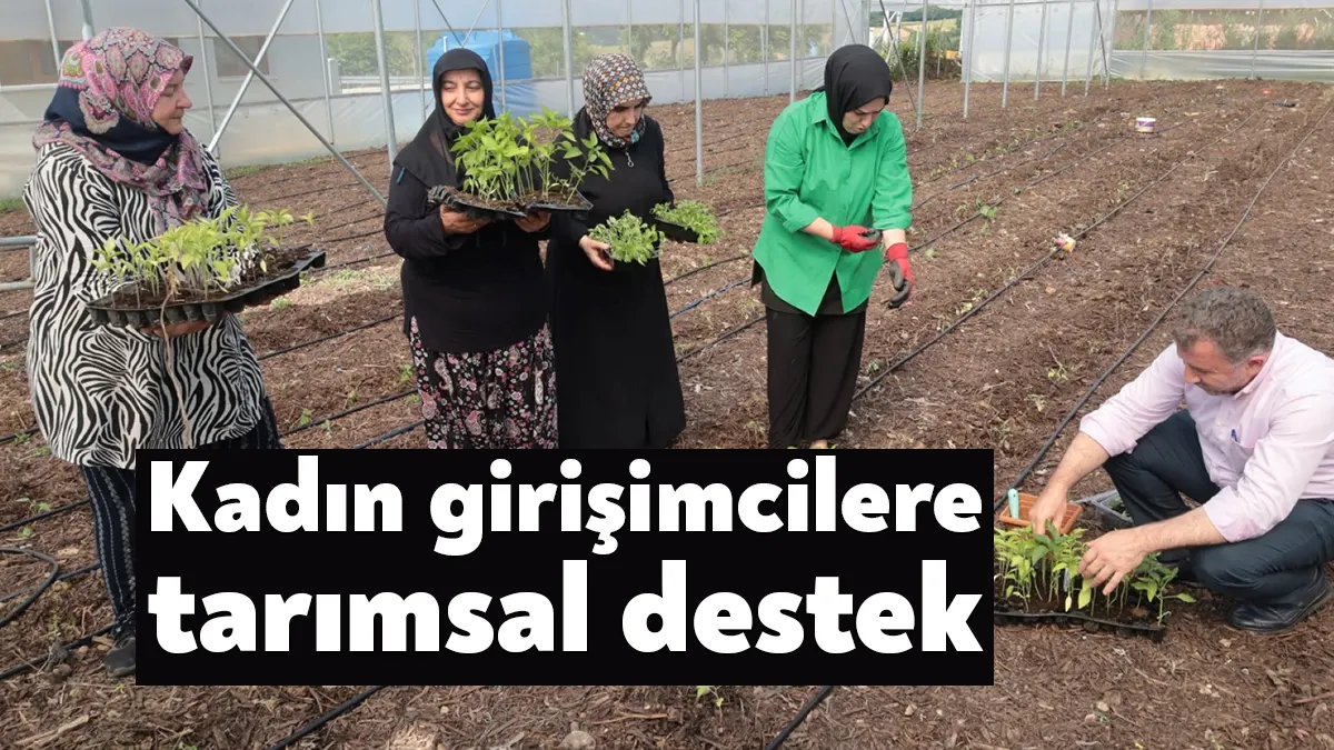 Büyükşehir’in “Fikir Sizden, Destek Bizden” projesine katılan ve tarımsal hibe