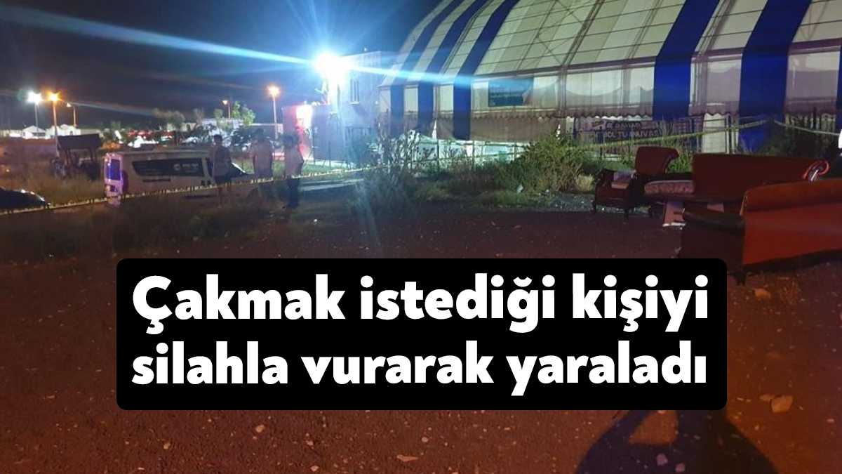 Kocaeli'nin Dilovası ilçesinde bir şüpheli, çakmak istediği kişiyi silahla ateş