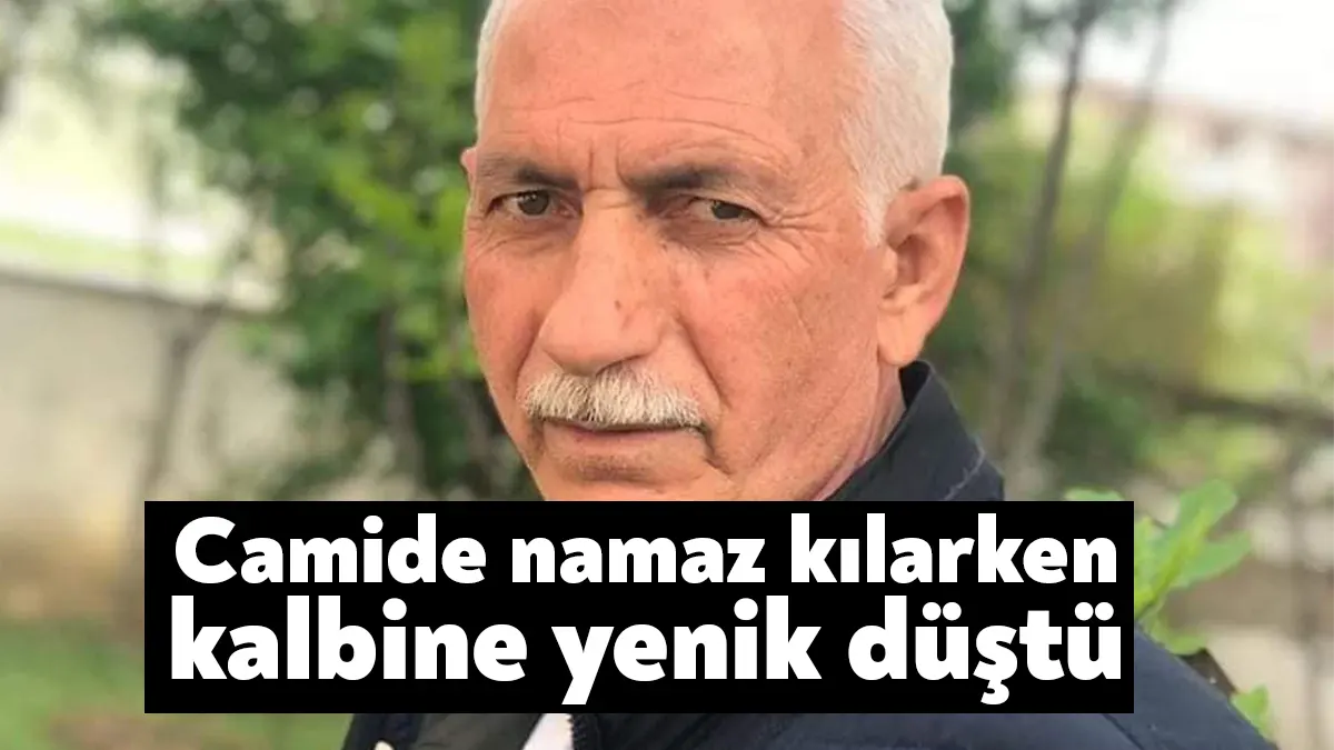Kocaeli'de camide namaz kılarken kalp krizi geçiren kişi, kaldırıldığı hastanede
