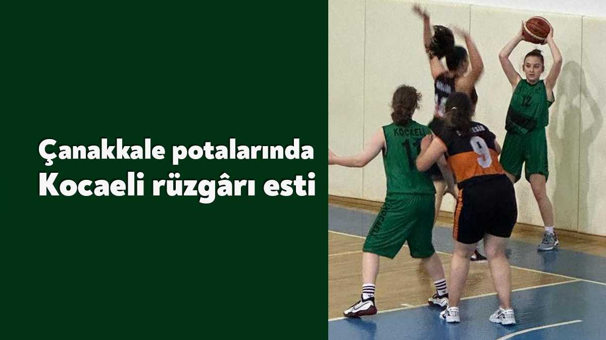 U14 Anadolu Yıldızlar Ligi Basketbol İl karma takımları müsabakalarında Kocaeli
