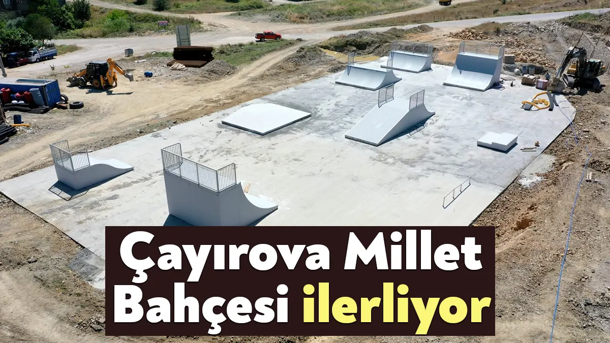 Kocaeli Büyükşehir, Çayırova’da projelendirdiği Milet Bahçesi’nde hızlı bir ilerleme kaydediyor.