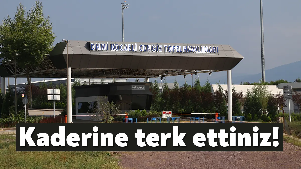 İyi Parti Kocaeli Milletvekili Lütfü Türkkan, adeta kaderine terk edilen