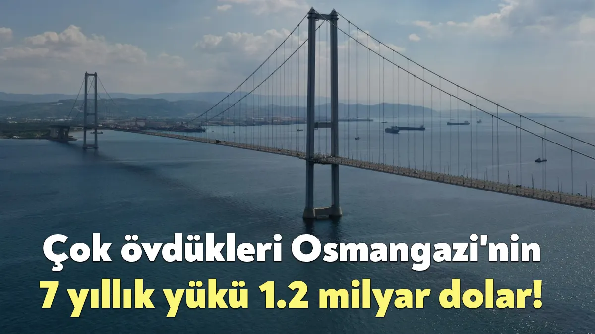 AK Parti, Osmangazi Köprüsü için günlük 40 bin araç garantisi