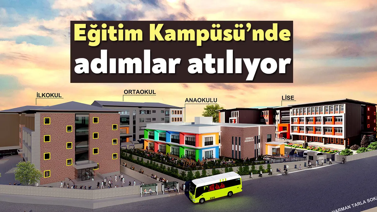 Derince Belediye Başkanı Zeki Aygün, Eğitim Kampüsü projesini bir