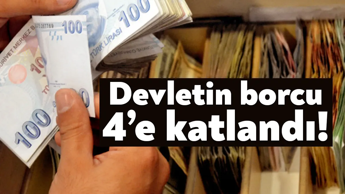 Cumhurbaşkanlığı sistemine geçildiği günden bu yana devletin borç yükü 4