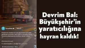 İzmit Belediyesi CHP Meclis Üyesi Devrim Bal, Kocaeli Büyükşehir Belediyesinin