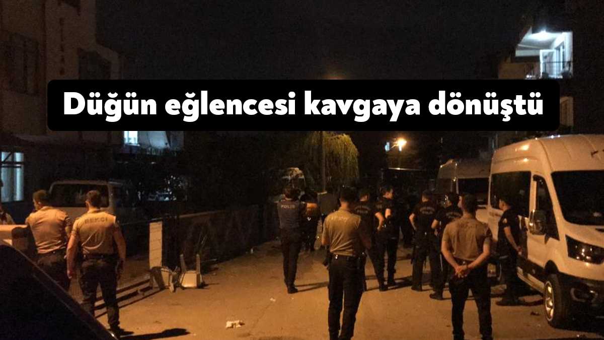 Kocaeli’nin İzmit ilçesinde düğün eğlencesi kavgaya dönüştü. İki aile arasında