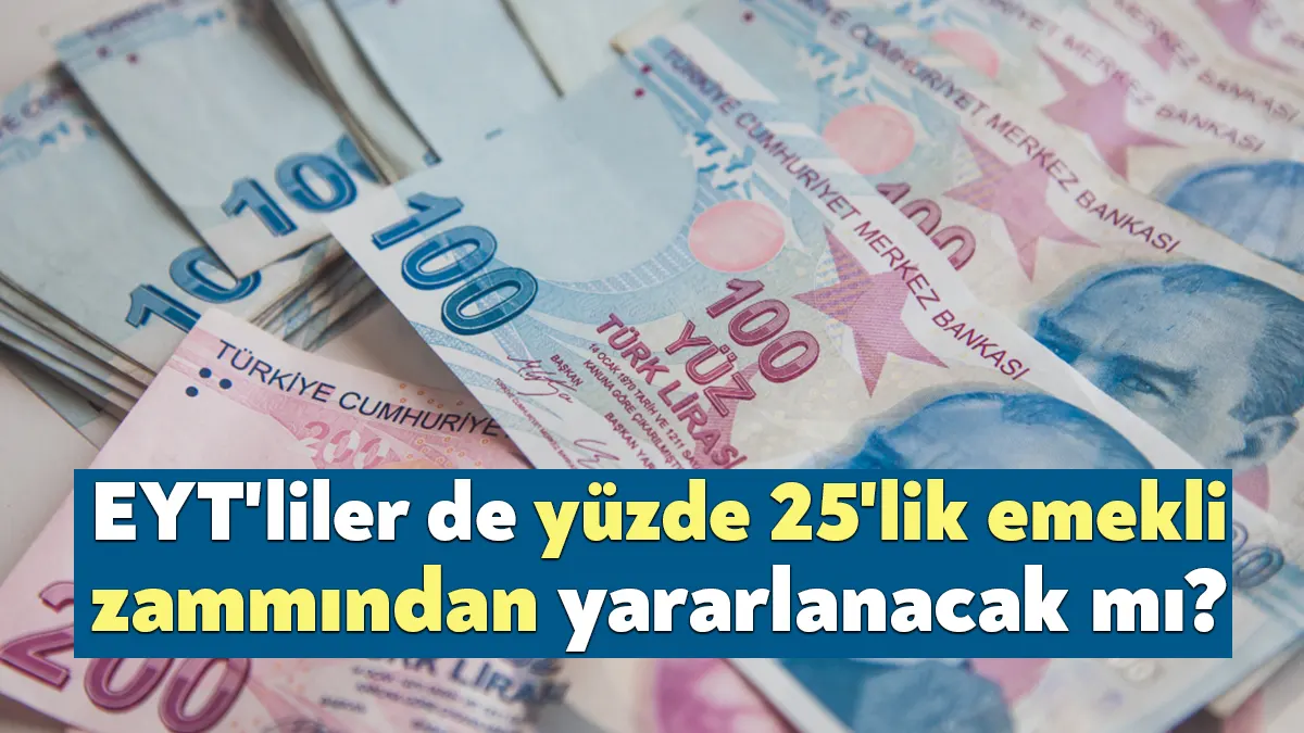 Meclis'te görüşülen ve emeklilere yüzde 25 getiren tekliften Emeklilikte Yaşa