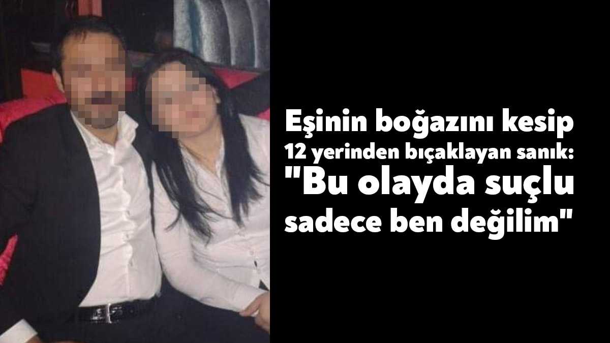 Kocaeli'de kendisini aldattığını iddia ettiği eşini boğazını kesip, 12 yerinden
