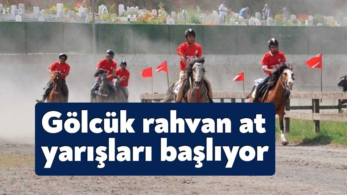 Türkiye'nin dört bir yanından rahvan at yarışçıları, pazar günü Gölcük'te