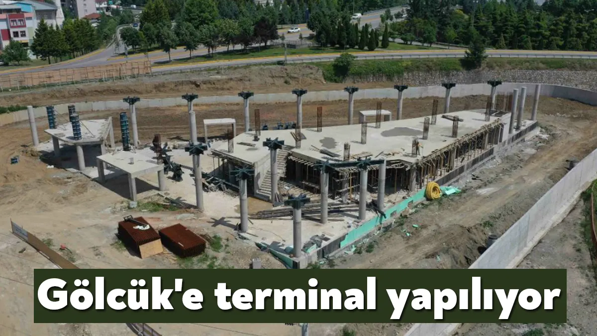 Kocaeli Büyükşehir Belediyesi tarafından Gölcük’te inşa edilen yeni terminal binasında