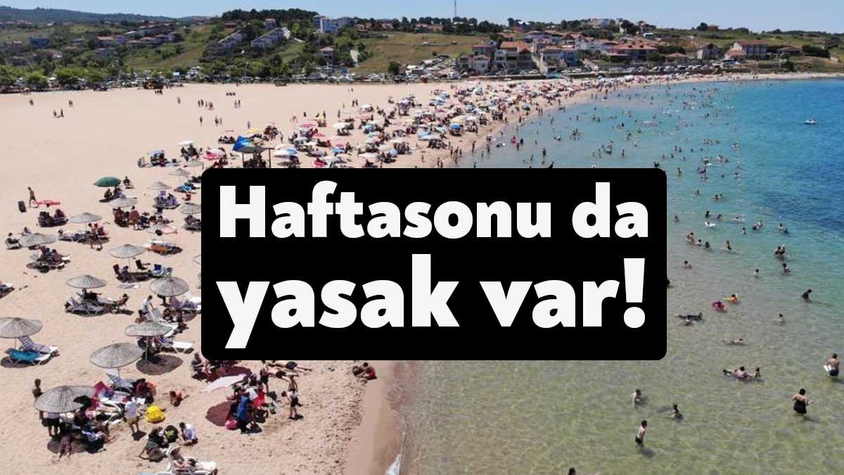 Kandıra'da bazı plajlarda yarın olumsuz hava koşulları nedeniyle denize girilmesine
