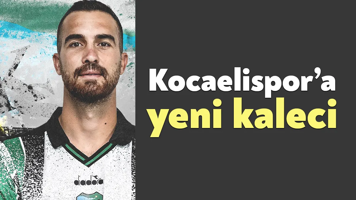 Kocaelispor, deneyimli file bekçisi Harun Tekin ile 2 yıllık sözleşme