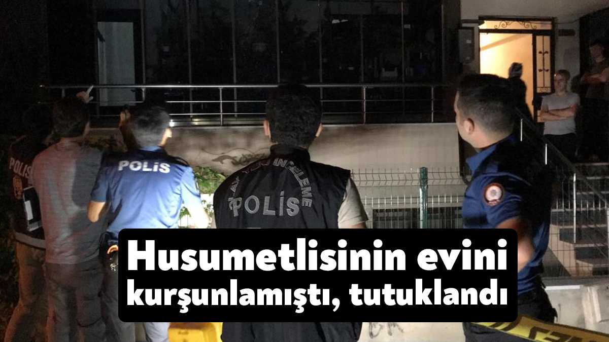 Kocaeli’nin Körfez ilçesinde tartıştığı husumetlisinin evini kurşunlayan şahıs tutuklandı.