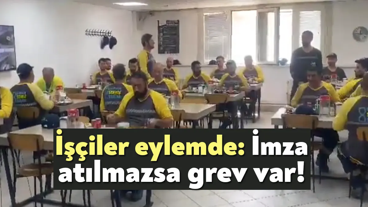 Petrol-İş Gebze üyesi İzocam fabrikası işçileri, uyuşmazlıkla sonuçlanan toplu sözleşmenin