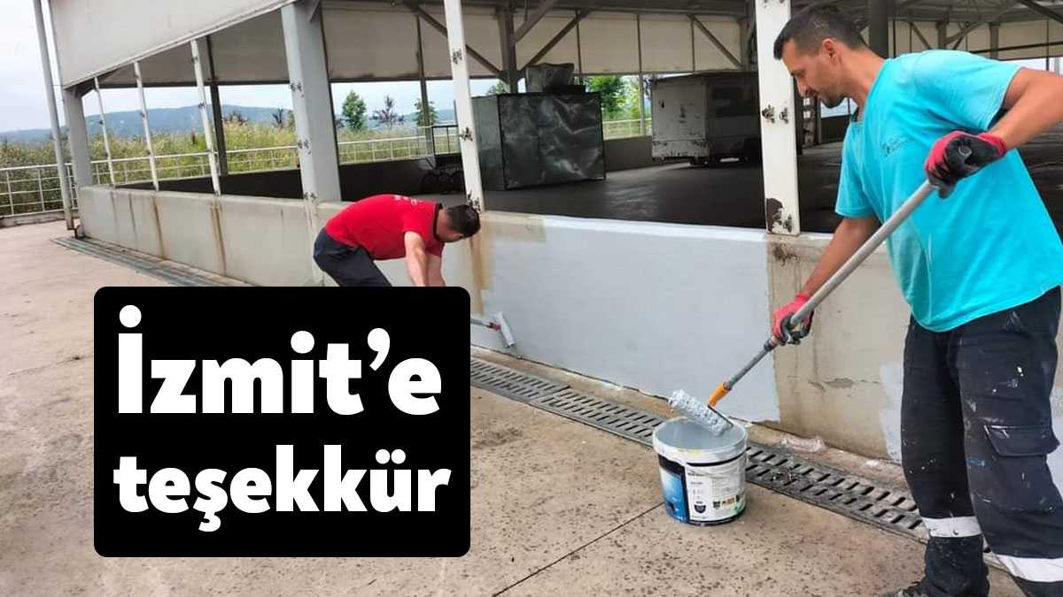 İzmit Belediyesi Fen İşleri Müdürlüğü ekipleri, geçtiğimiz yıl çatısı çelik