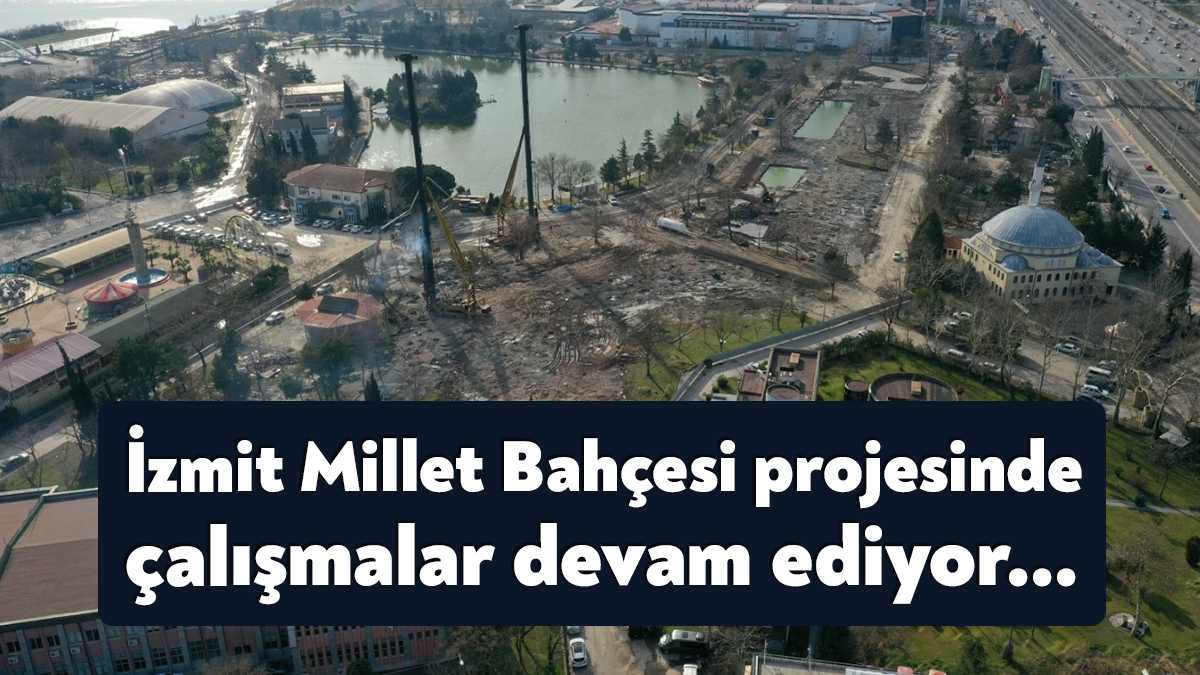 Kocaeli Büyükşehir Belediyesi’nin kentte yeşil alanların sayısını arttıran projeleri arasında