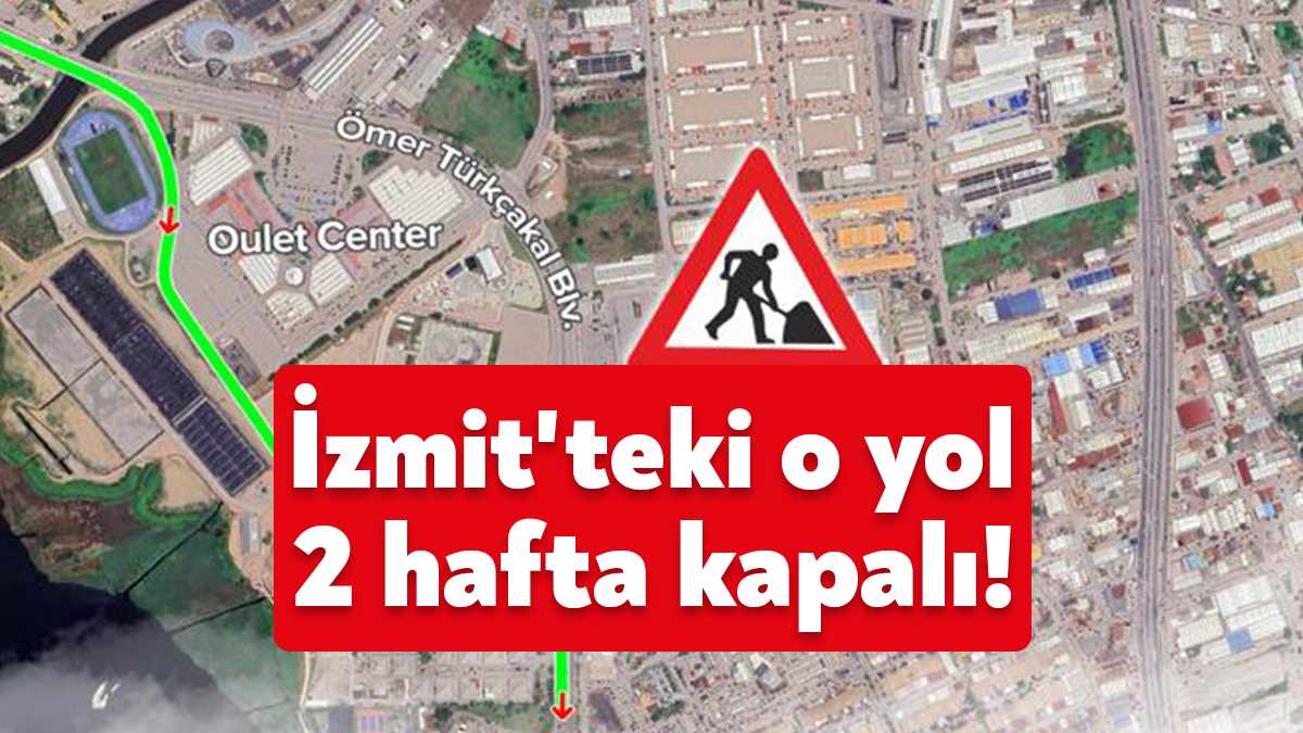 Kocaeli'nin İzmit ilçesinde üstyapı çalışmaları nedeniyle Sanayi Mahallesi Ömer Türkçakal