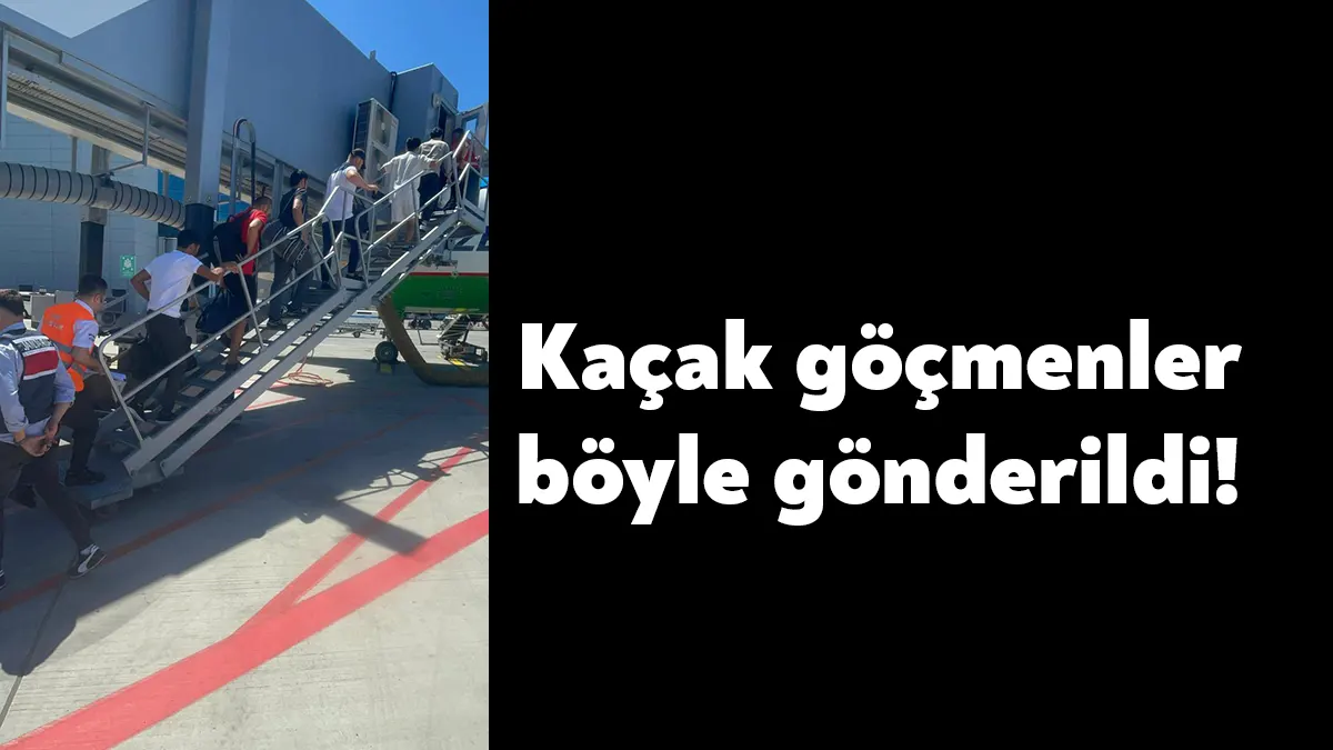Kocaeli'de güvenlik güçleri tarafından yakalanarak Geri Gönderme Merkezine teslim edilen
