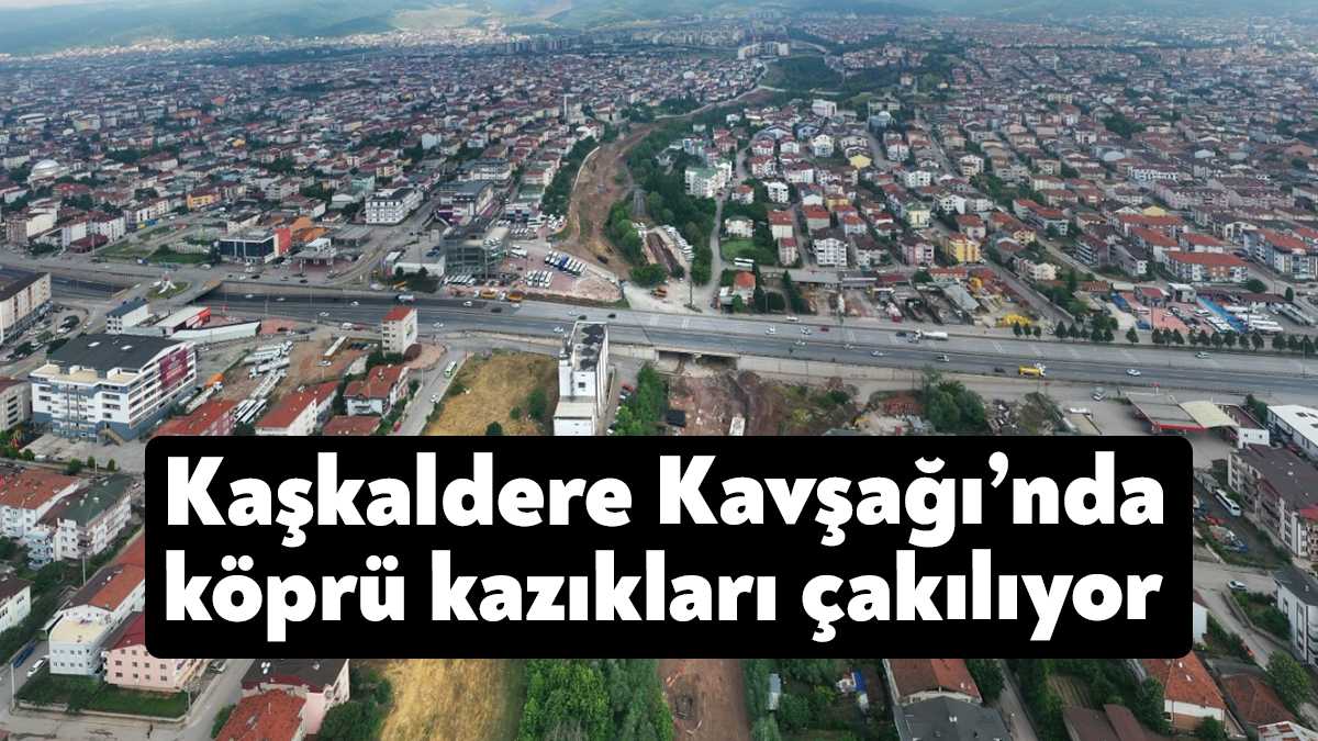 Büyükşehir’in Kaşkaldere D-100 Altı Kavşak ve Bağlantı Yolları çalışmasında menfez