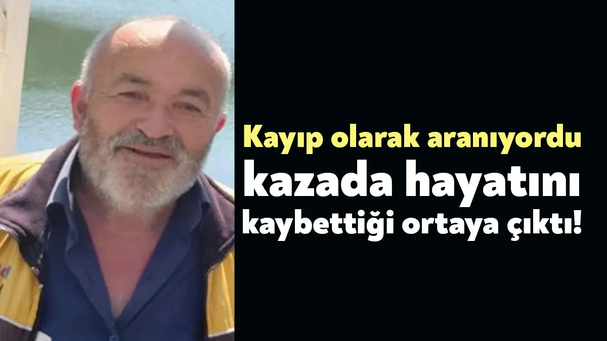 Kocaeli’de yaklaşık 4 gündür kayıp olarak aranan yaşlı adamın