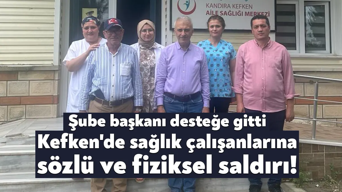 Kefken Aile Sağlığı Merkezinde (ASM) görev yapan sağlık çalışanlarına görevleri