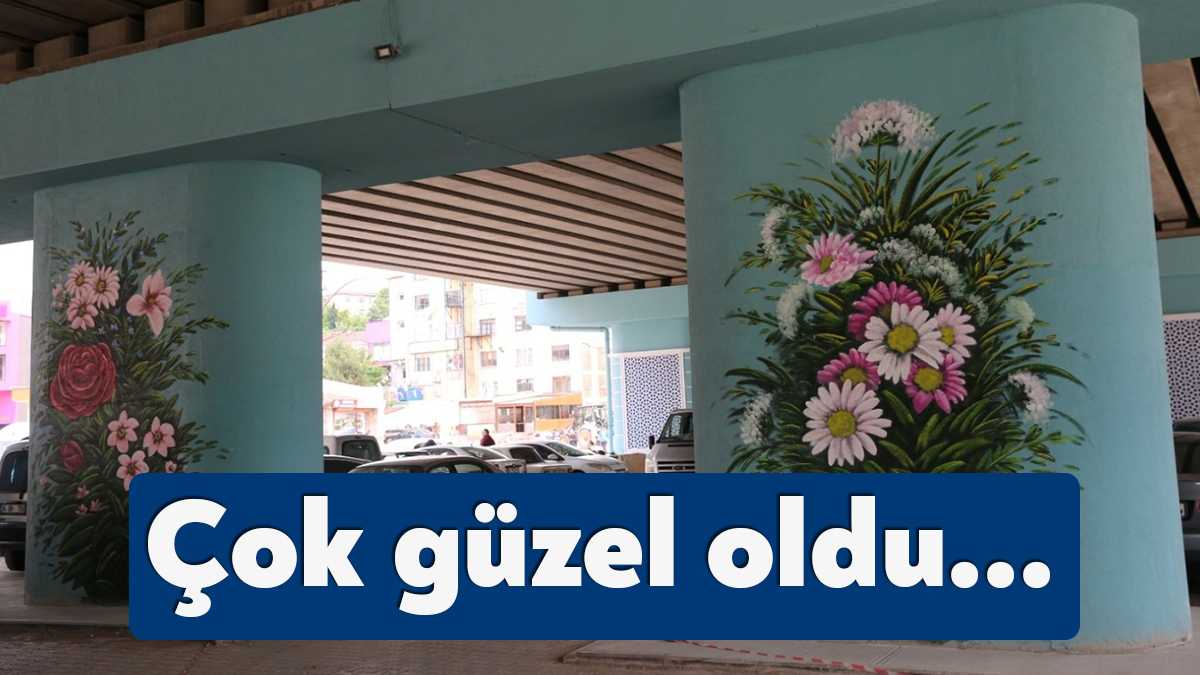 “Kocaeli Güzelleşiyor Projesi” kapsamında hayata geçirilen resim uygulamaları bu kez