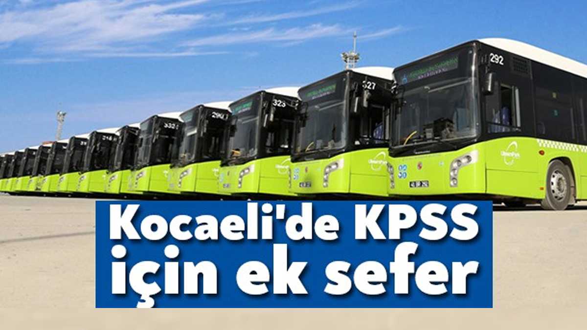 Kocaeli Büyükşehir Belediyesi, yarın yapılacak Kamu Personeli Seçme Sınavı için
