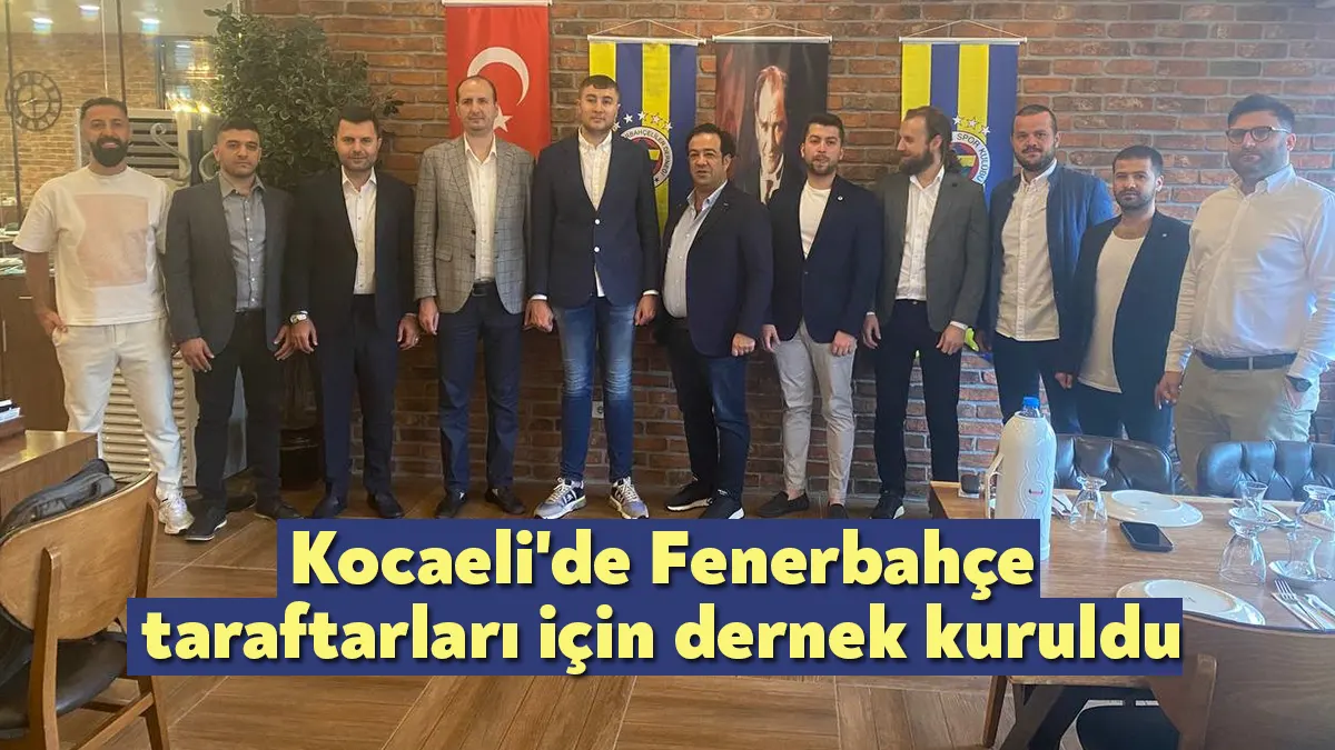 Kocaeli'de Fenerbahçe'ye gönül vermiş iş insanlarının öncülüğünde kurulan Gebze Fenerbahçeliler