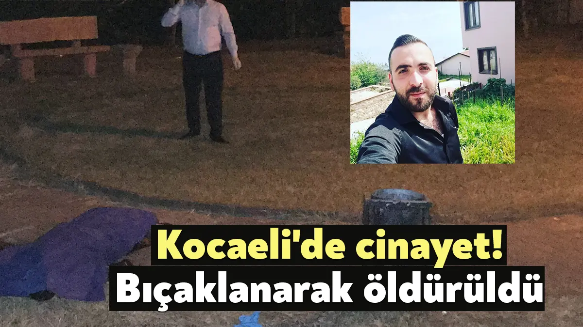 Kocaeli’nin Derince ilçesinde kan donduran cinayet meydana geldi. Parkta çıkan