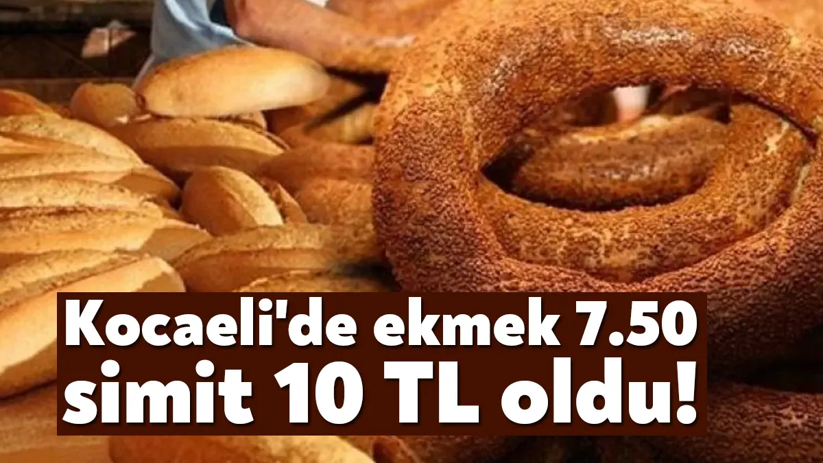 Kocaeli Fırıncılar Odası'nın yüzde 50 zam talebi KESOB Yönetim Kurulu