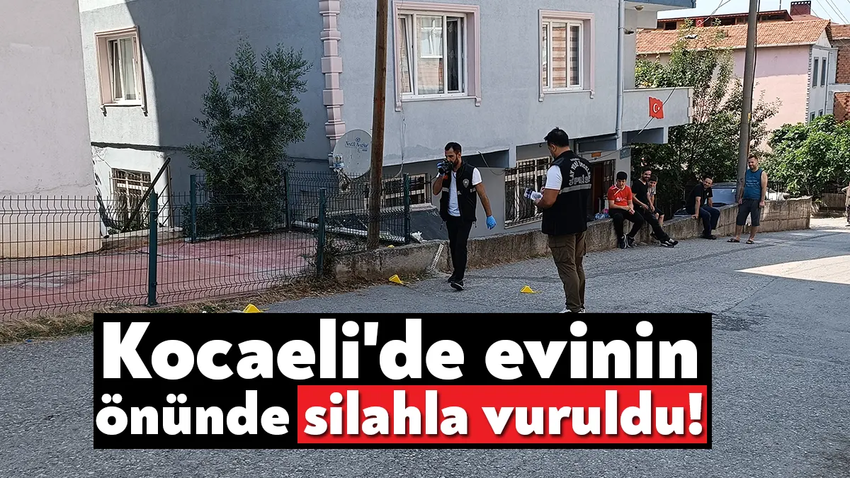 Kocaeli’nin Gebze ilçesinde evinin önünde oturduğu esnada silahlı saldırıya uğrayan