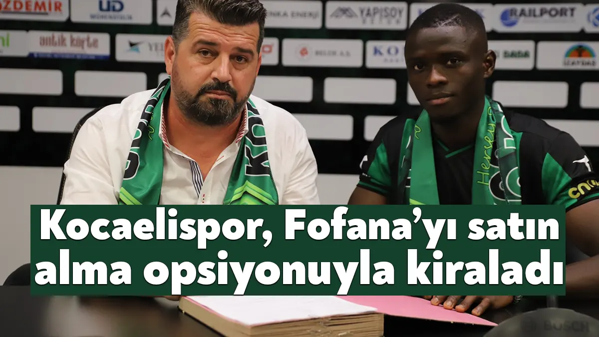 Kocaelispor, 20 yaşındaki Gineli orta saha oyuncusu Ibrahima Breze Fofana’yı