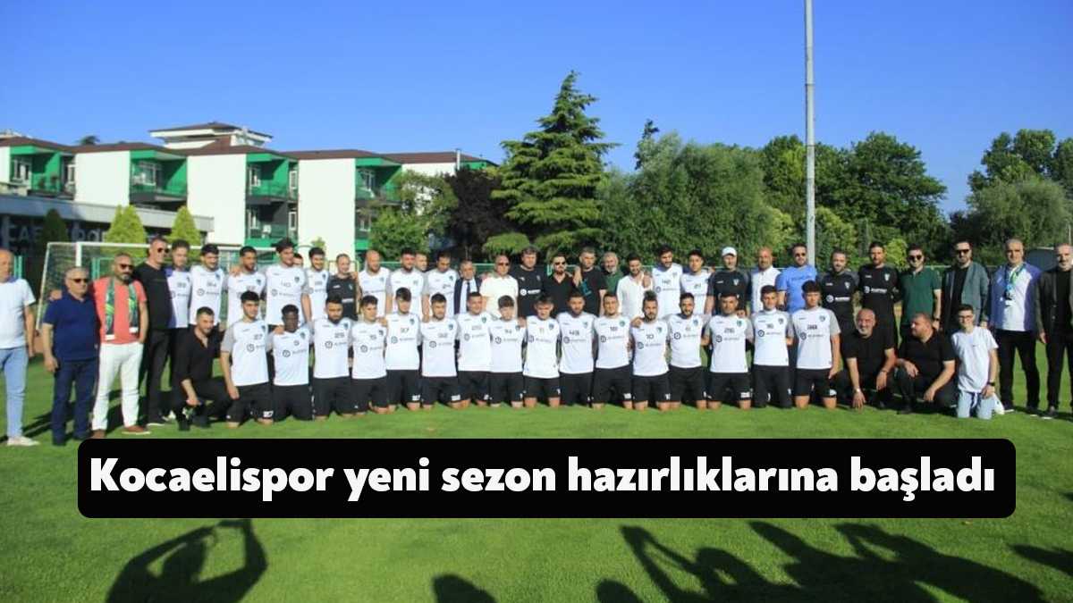 Spor Toto 1. Lig’de mücadele edecek olan Kocaelispor yeni sezon