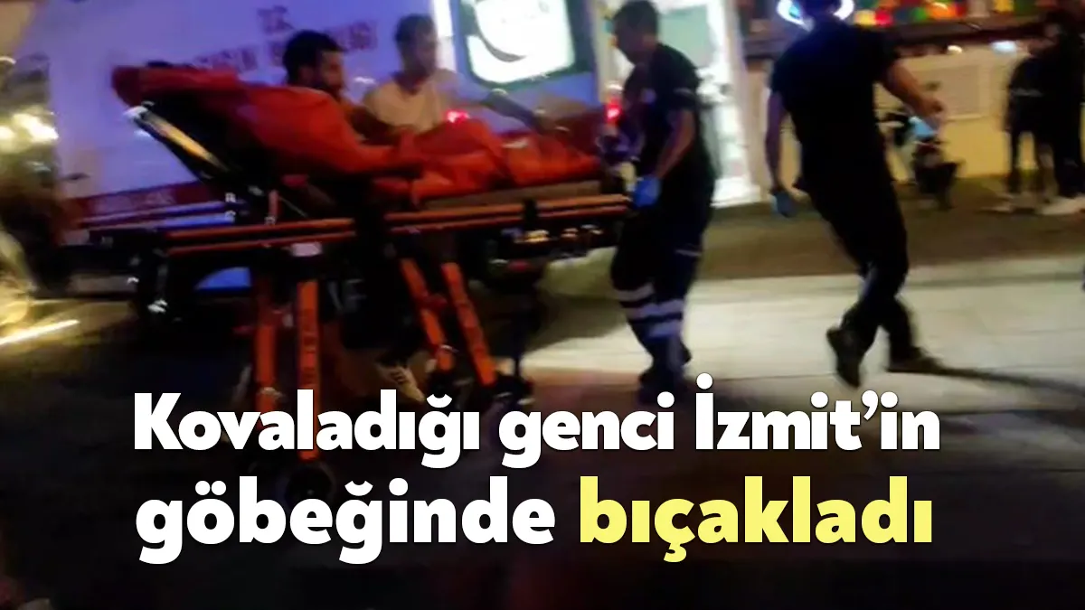 - Kocaeli’nin İzmit ilçesinde ismi öğrenilemeyen şüpheli, kovaladığı genci kentin