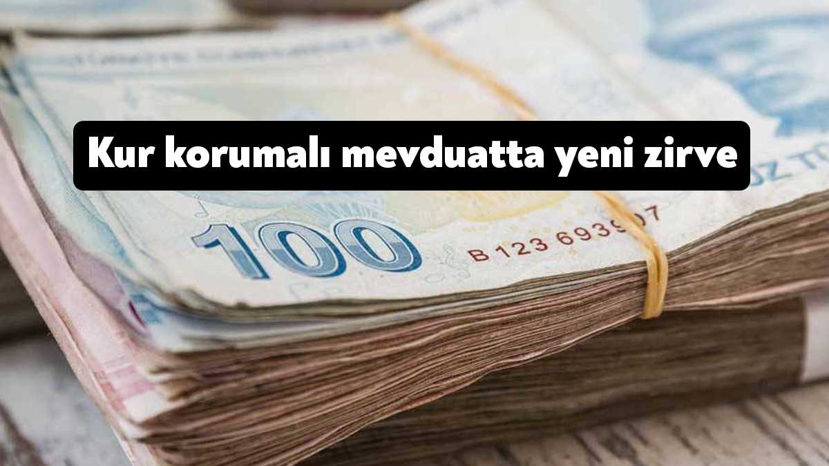 Kur Korumalı Mevduat hesaplarının toplamı 23 Haziran haftasında 91,3 milyar