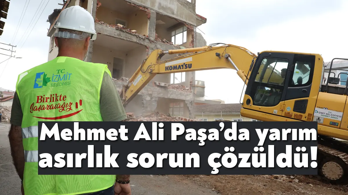 İzmit Belediyesi, Mehmet Ali Paşa Mahallesi Emin Sipahi Sokak ile