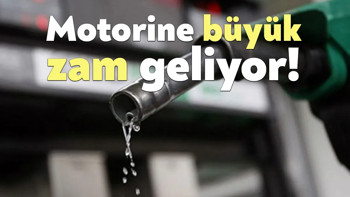 Akaryakıt zamları durmadan devam ediyor. Motorine bu gece 1 lira