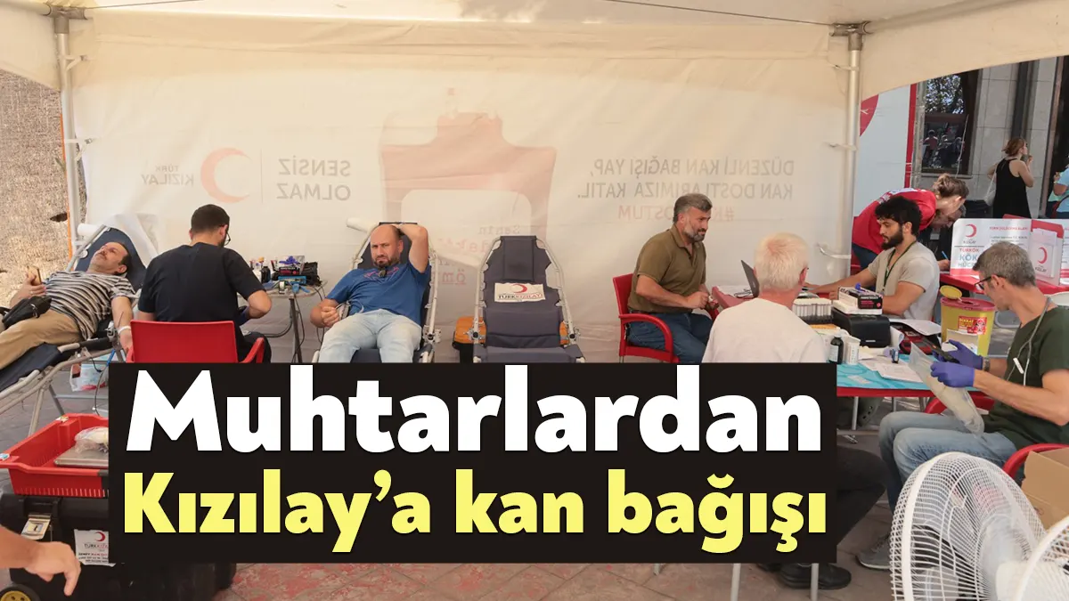 Kocaeli Büyükşehir ve Kızılay Kocaeli Şubesi iş birliğiyle il genelindeki