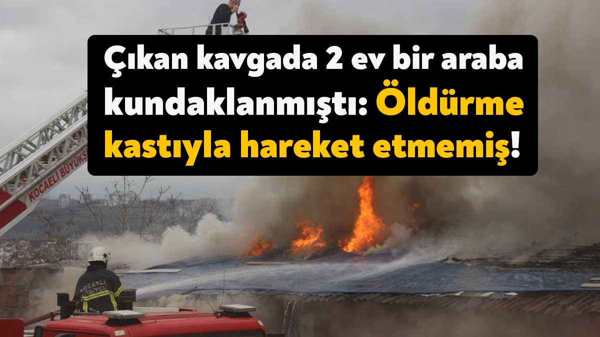 Kocaeli'nin İzmit ilçesinde iki aile arasında küfür yüzünden çıkan kavgada