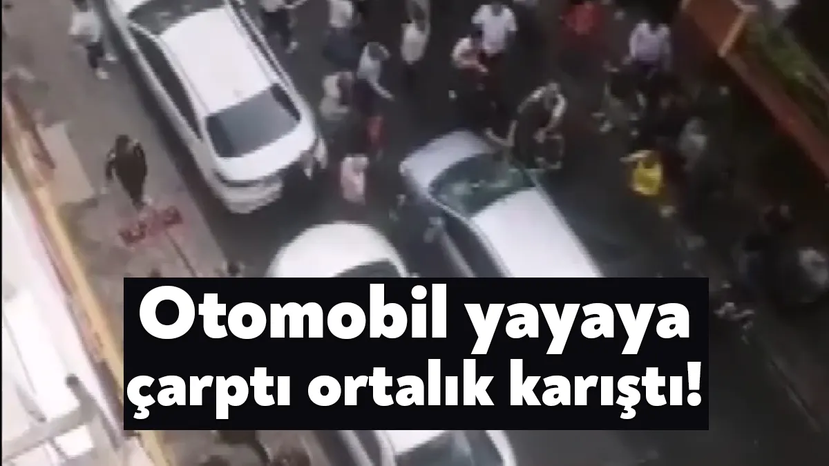 Kocaeli’nin Darıca ilçesinde otomobil yayaya çarptı, kazanın ardından ortalık