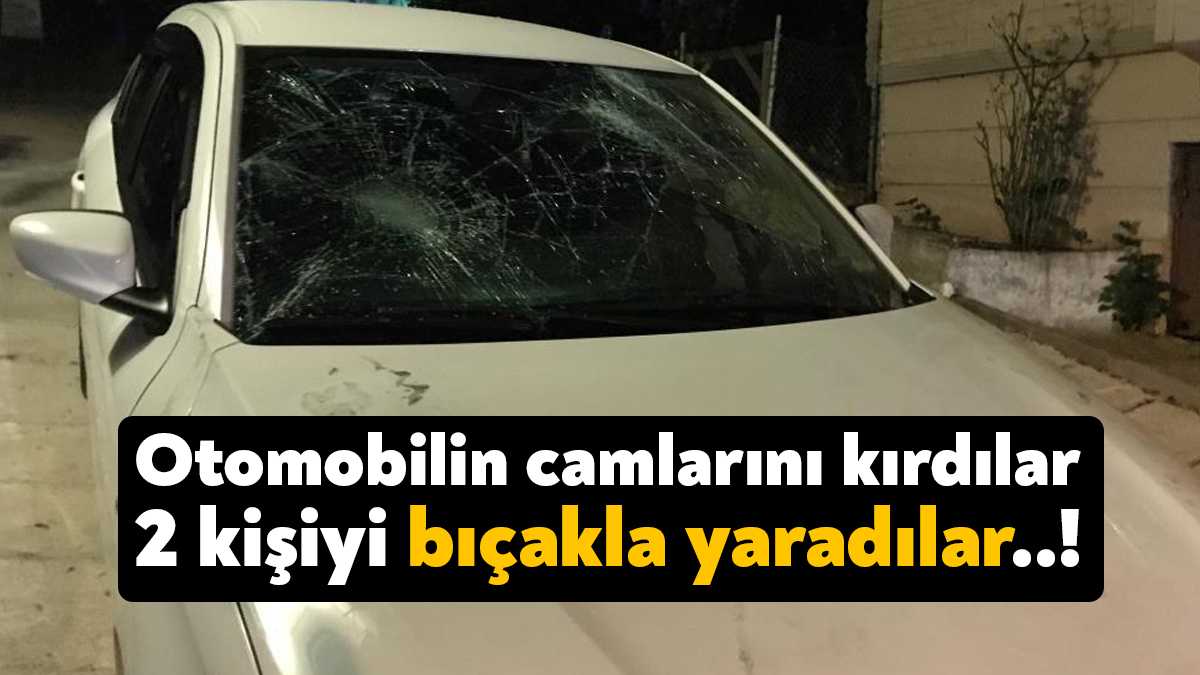Kocaeli’nin İzmit ilçesinde 2 alkollü şahıs sokakta adeta terör estirdi.