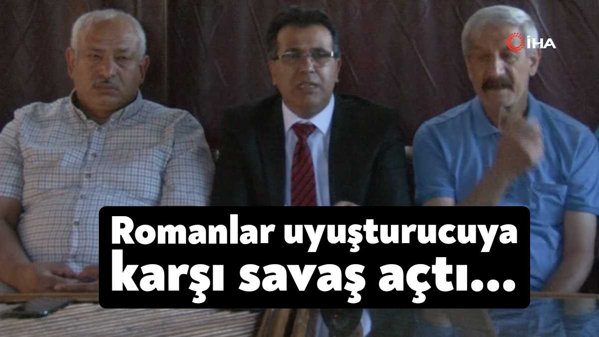 Kocaeli'de madde bağımlılarının Roman mahallelerinde rahatsızlık verdiğini belirten Türkiye Romanlar