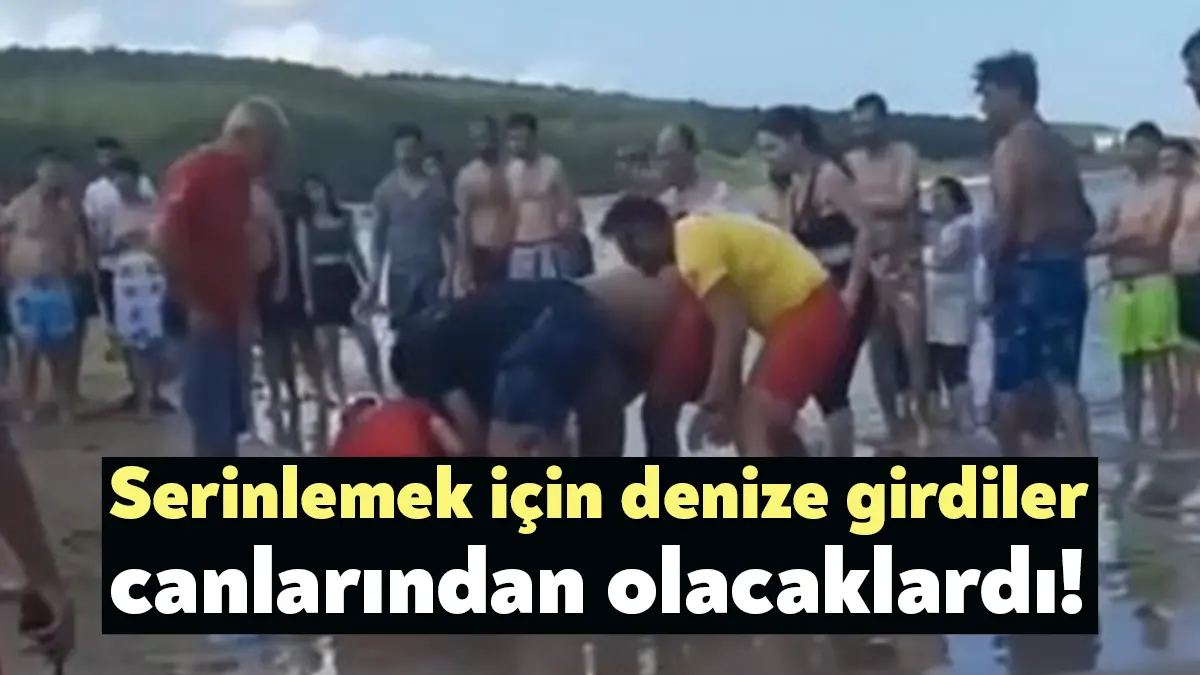 Kocaeli’nin Kandıra ilçesinde serinlemek için denize giren 2 kişi, İ.S.A.R.