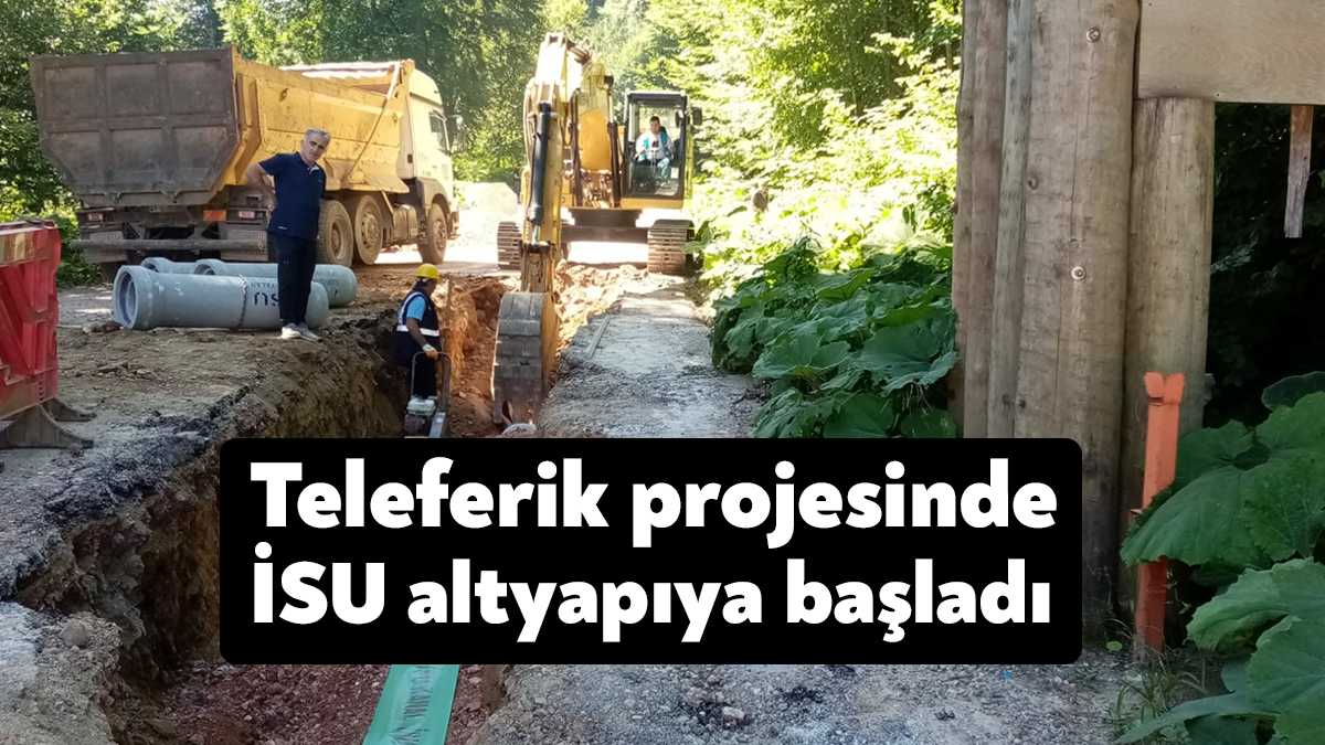 Kocaeli'nin Kartepe ilçesine yapılacak olan yeni teleferik sosyal tesisi için