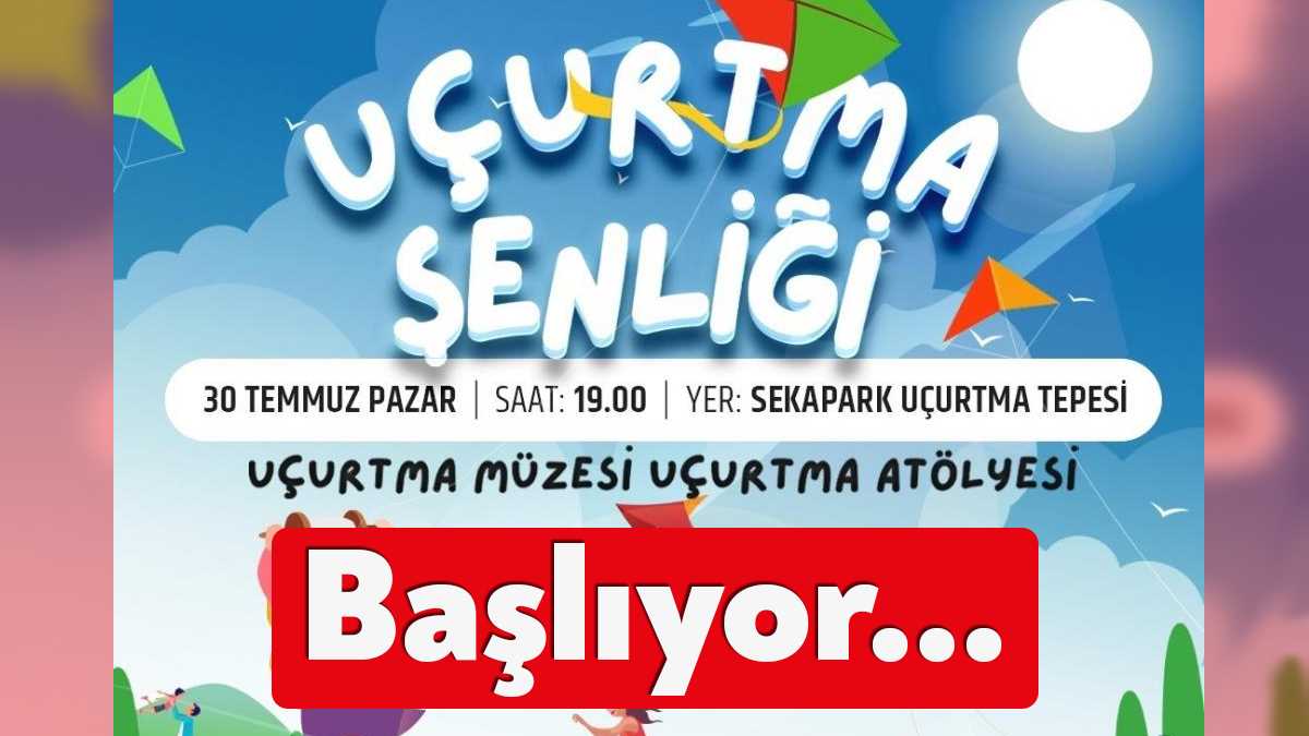 İzmit Belediyesi'nin çocuklar için düzenleyeceği Uçurtma Şenliği yarın Seka Park