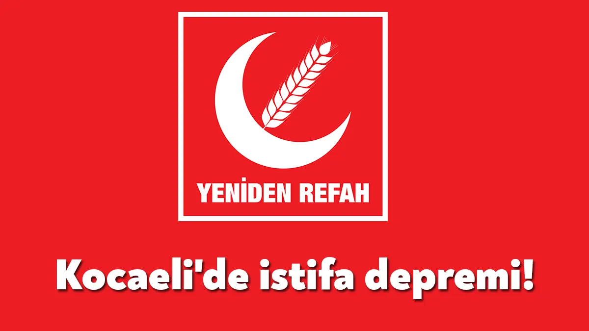 Yeniden Refah Partisi Gölcūk  Kurucu İlçe Başkanı Yaşar Ergün ve