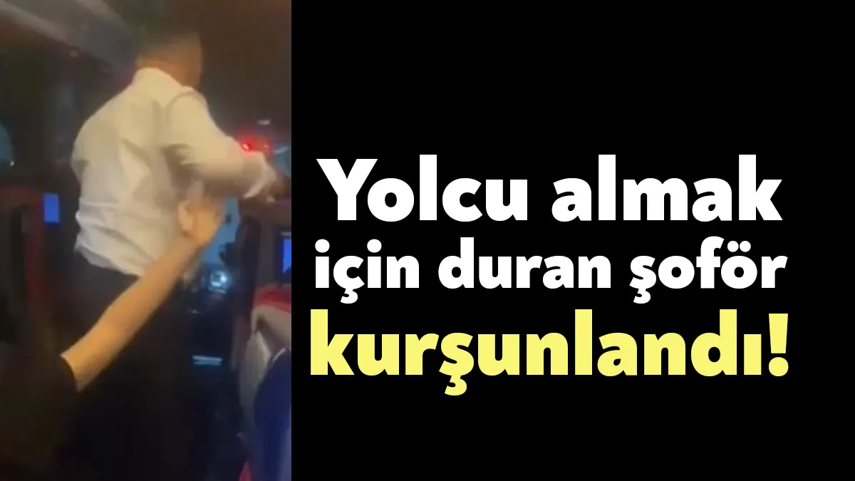İstanbul'dan yola çıkan otobüs, Kocaeli'nin Çayırova ilçesinde yolcu almak için