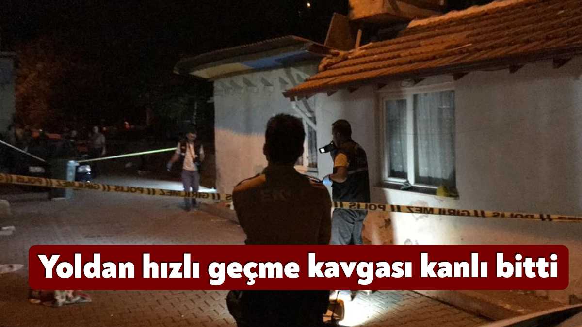 Kocaeli’nin İzmit ilçesinde otomobilin sokaktan hızlı geçmesi üzerine iki grup