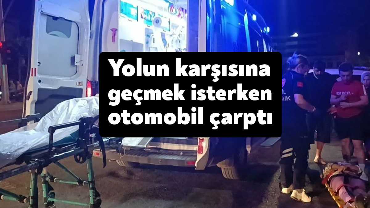 Kocaeli’nin Gebze ilçesinde yolun karşısına geçmek isteyen G.K isimli kadına